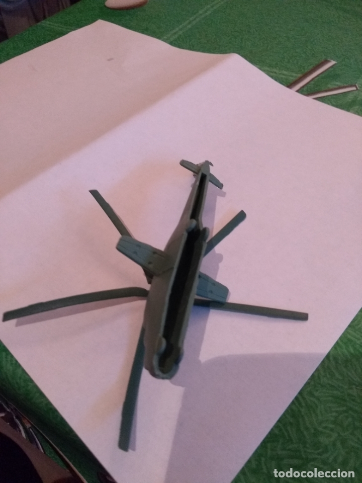 Figuras de goma y PVC: ANTIGUO HELICOPTERO DE PLASTICO - Foto 4