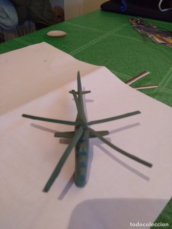 Figuras de goma y PVC: ANTIGUO HELICOPTERO DE PLASTICO - Foto 1