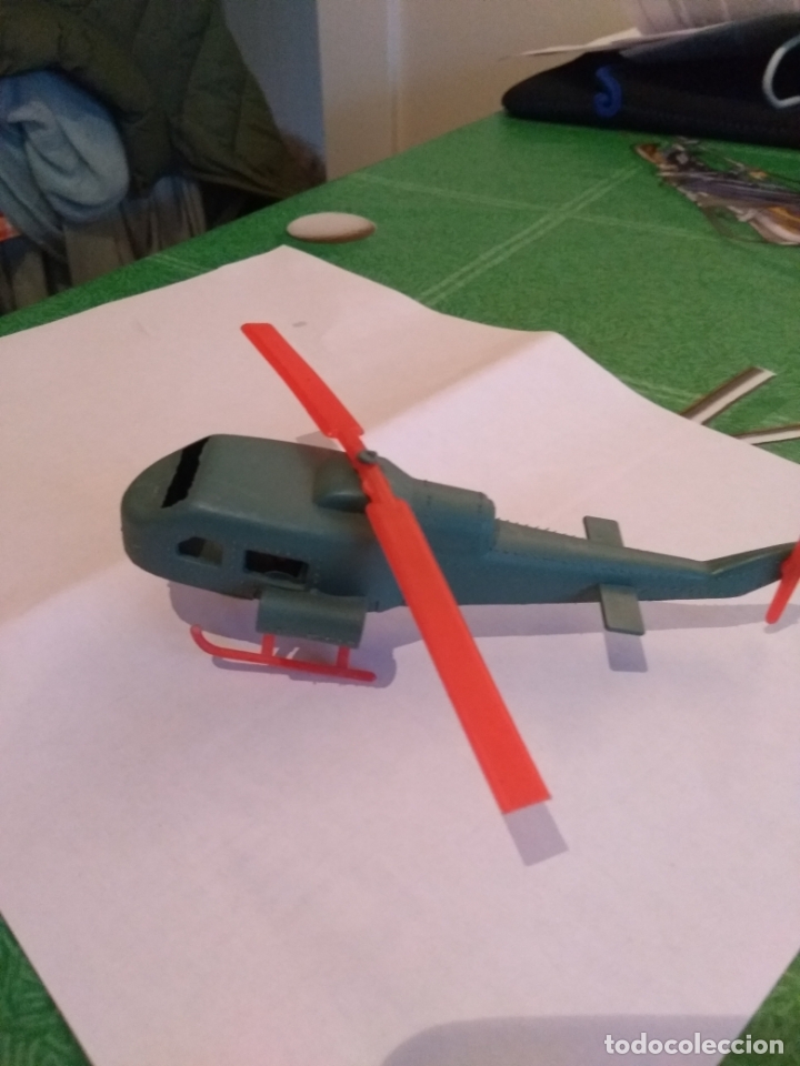 Figuras de goma y PVC: ANTIGUO HELICOPTERO............ - Foto 1