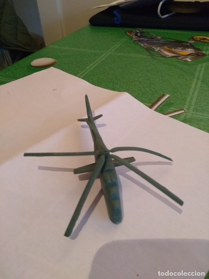 Figuras de goma y PVC: ANTIGUO HELICOPTERO........... - Foto 2