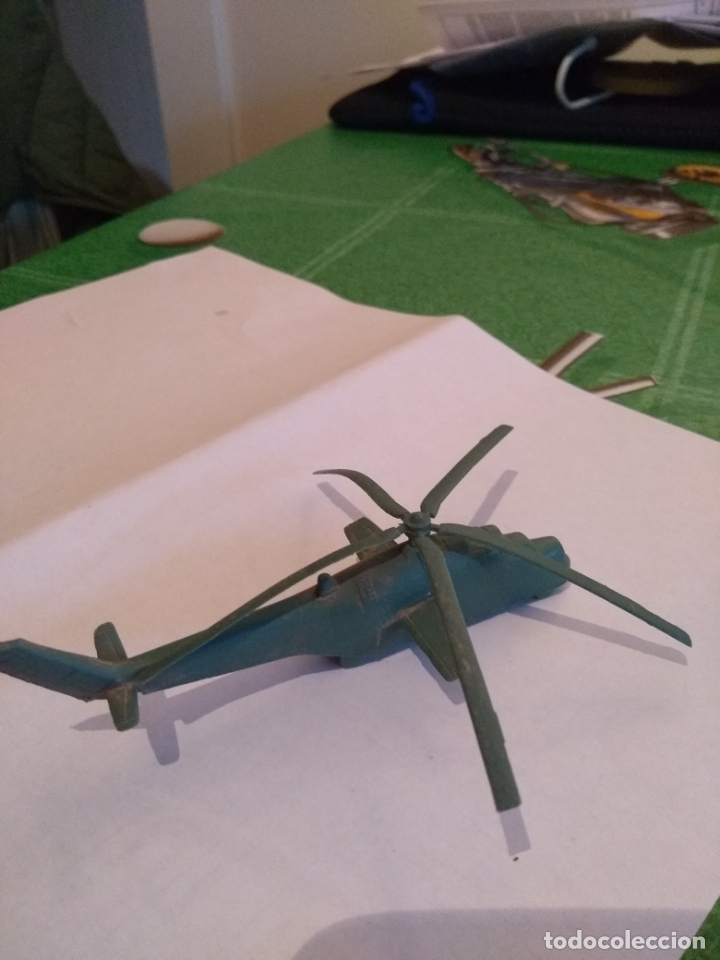 Figuras de goma y PVC: ANTIGUO HELICOPTERO........... - Foto 3