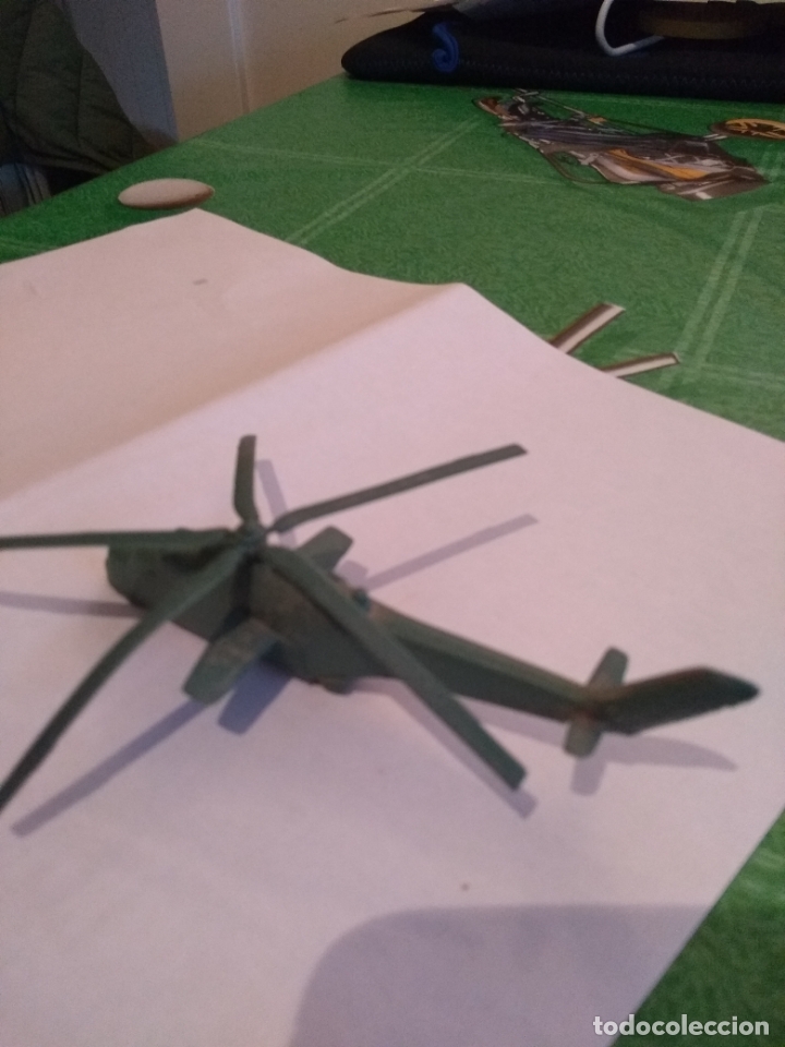 Figuras de goma y PVC: ANTIGUO HELICOPTERO........... - Foto 4