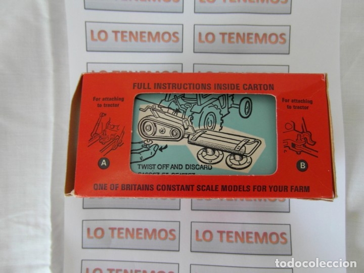 Figuras de goma y PVC: Accesorios para tractor BRITAINS LTD DISC MOWER - Foto 5