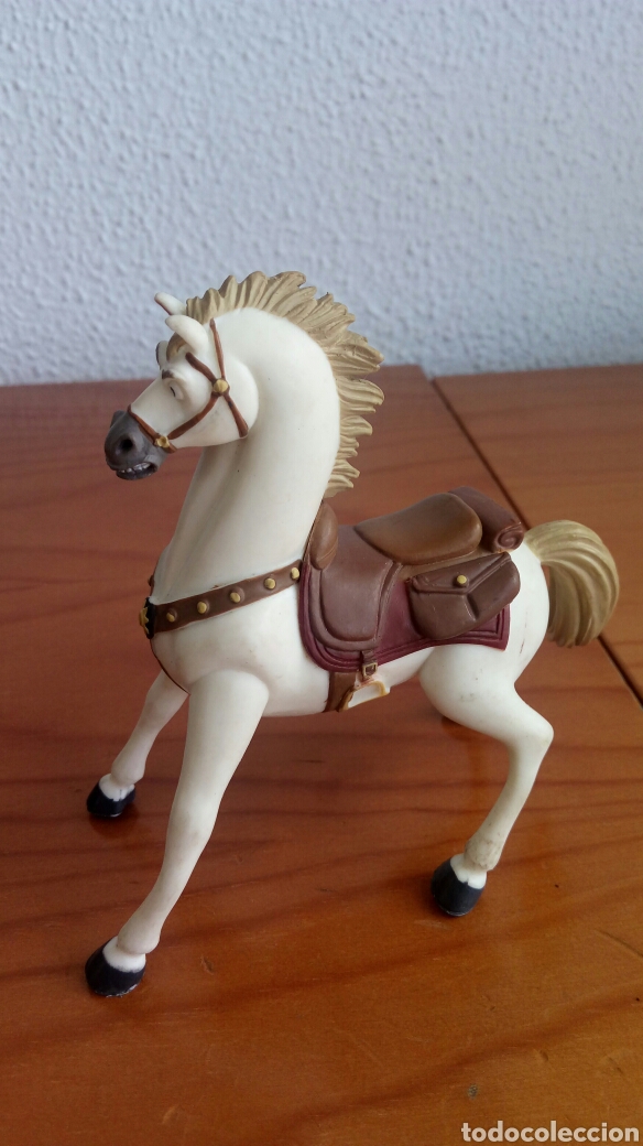 Figurines en Caoutchouc et PVC: Figura pvc Caballo Serie Enredados. Disney Bully.