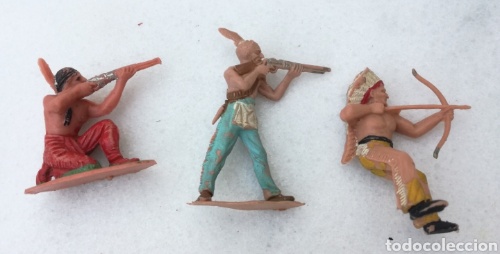 Figuras de goma y PVC: Indios reamsa, pech, jecsan , goma - Foto 1