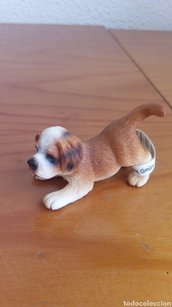 Figuras de goma y PVC: Figura pvc Perro Schleich. - Foto 1