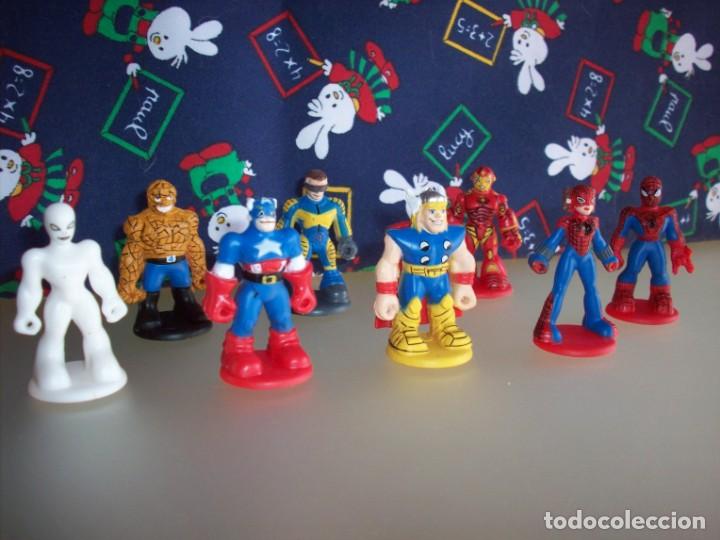 Figuras de goma Kinder: 8 heroes de marvel  de los huevos kinder - Foto 2