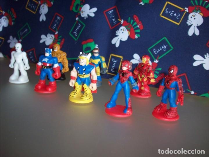 Figuras de goma Kinder: 8 heroes de marvel  de los huevos kinder - Foto 3
