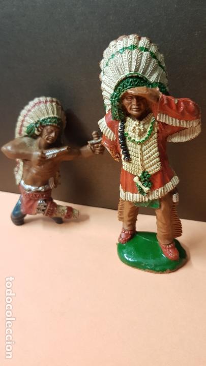 Figuras de goma y PVC: INDIOS GRAN FORMATO CREO LAFREDO - Foto 1