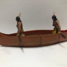 Figuras de Goma y PVC: FIGURAS INDIOS EN CANOA DE REAMSA