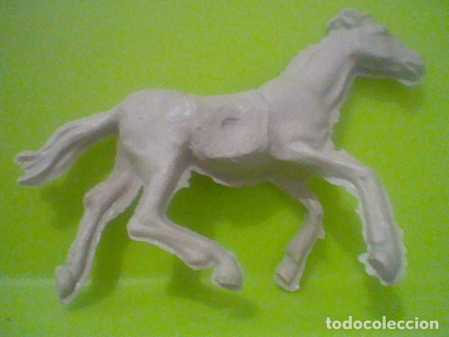 Figuras de goma y PVC: CABALLO PLASTICO MONOCROMO ANTIGUO - Foto 2