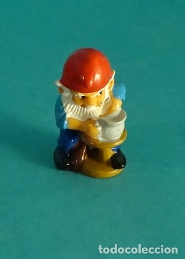 Figuras de goma Kinder: PITUFO ALFARERO FERRERO 1992 - Foto 1