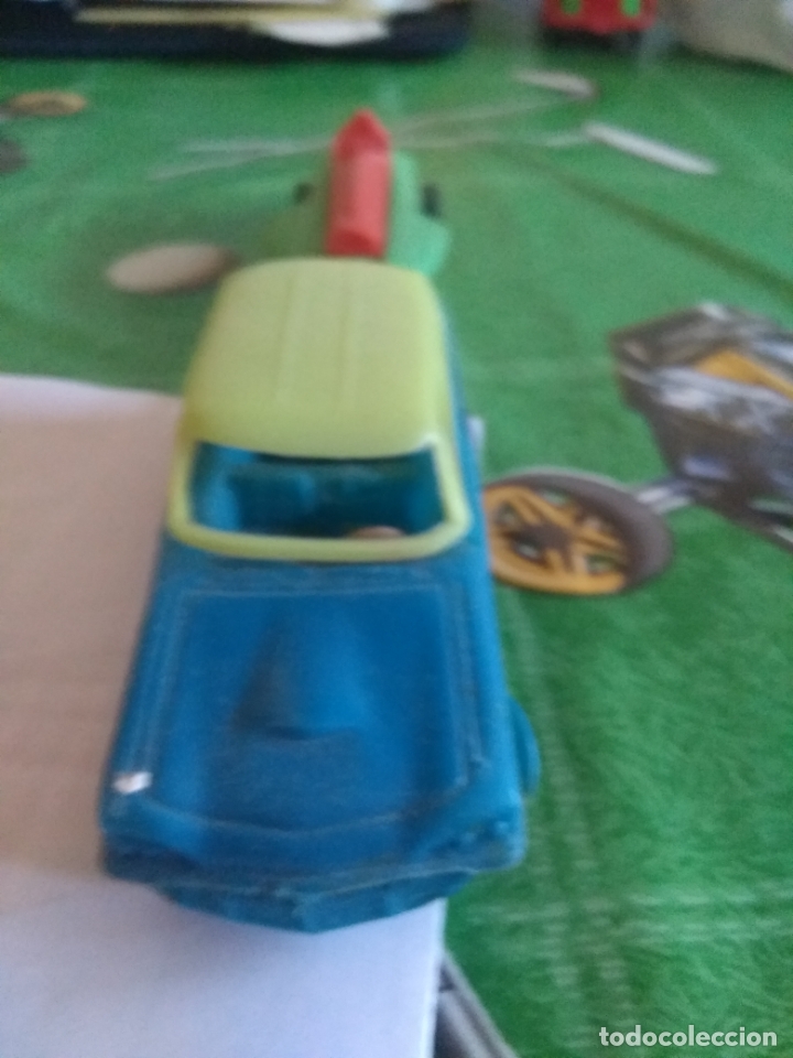Figuras de goma y PVC: ANTIGUO COCHE CON REMOLQUE - Foto 2