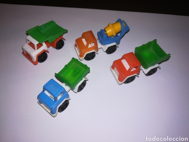 Figuras de goma y PVC: CAMIONES VOLQUETES A&Ntilde;OS 80 JUGUETES KIOSCO PROMOCIONALES PREMIUM A&Ntilde;OS 80