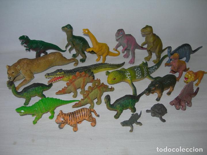 Lote de juguetes de dinosaurios Dinosaurios de goma Figuras de