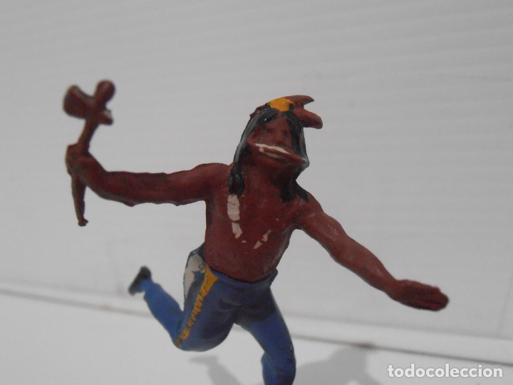 Figuras de Goma y PVC: INDIO CON HACHA, CUERPO DESMONTABLE, GAMA - Foto 2 - 172363432