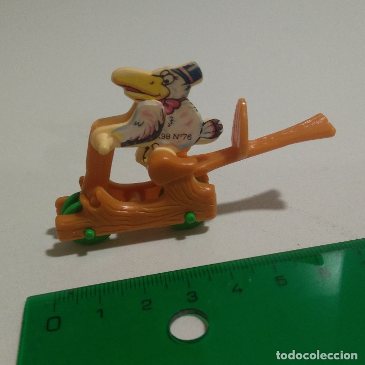 Kinder Figures: kinder montable pajaro ruedas bird mu&ntilde;eco 90 vintage