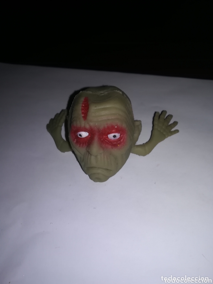 Figuras de goma y PVC: CABEZA MONSTRUOSA MONSTRUO MONSTER - Foto 1