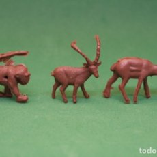 Figuras de Goma y PVC: ANTIGUAS FIGURAS DE ANIMALES DE LA SELVA. SERIE TARZÁN, ORZOWEI, ETC. AÑOS 70. Lote 173497482