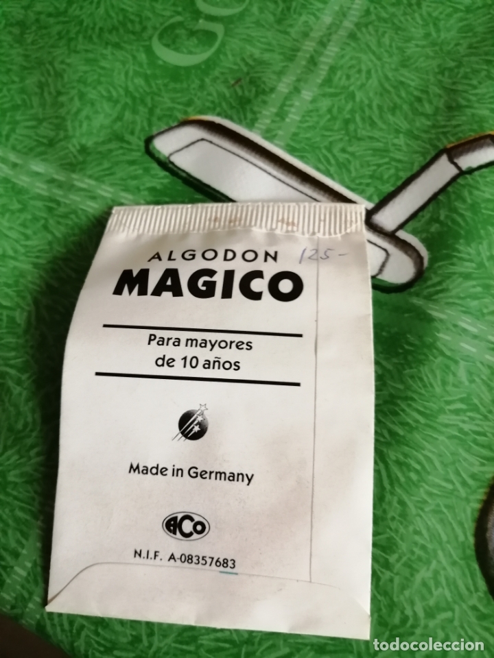 Figuras de goma y PVC: ANTIGUO SOBRE DE ALGODON MAGICO - Foto 2