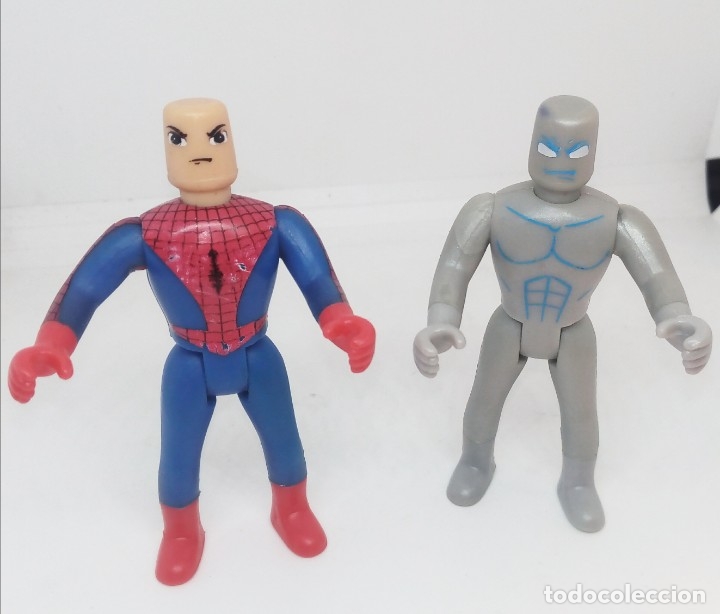 Figuras de goma y PVC: SPIDERMAN LOTE DE DOS FIGURAS - Foto 1