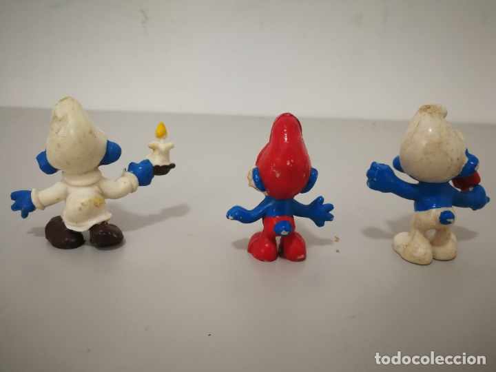 Figuras de goma y PVC: LOTE PITUFOS PVC SIN MARCAR - Foto 4