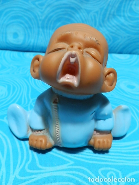 Figuras de Borracha e PVC: MU&Ntilde;ECO GOMA GESTITOS CAGONES N&ordm; 6 EN LA BASE