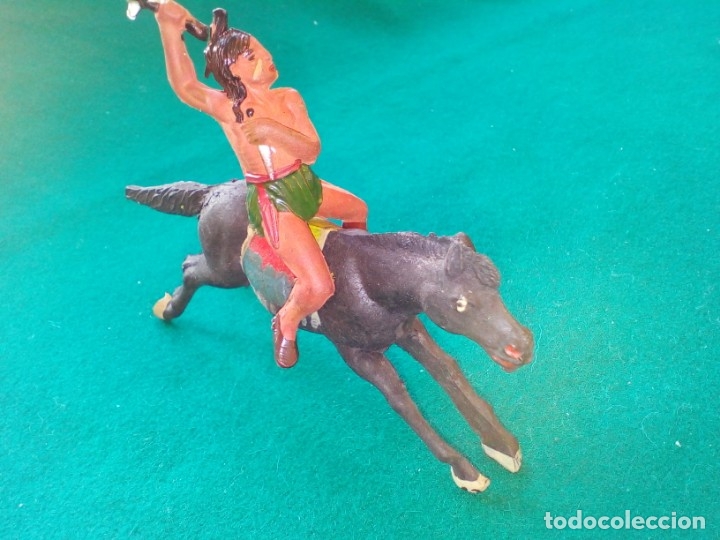 Figuras de goma y PVC: REAMSA. INDIOS A CABALLO - Foto 4