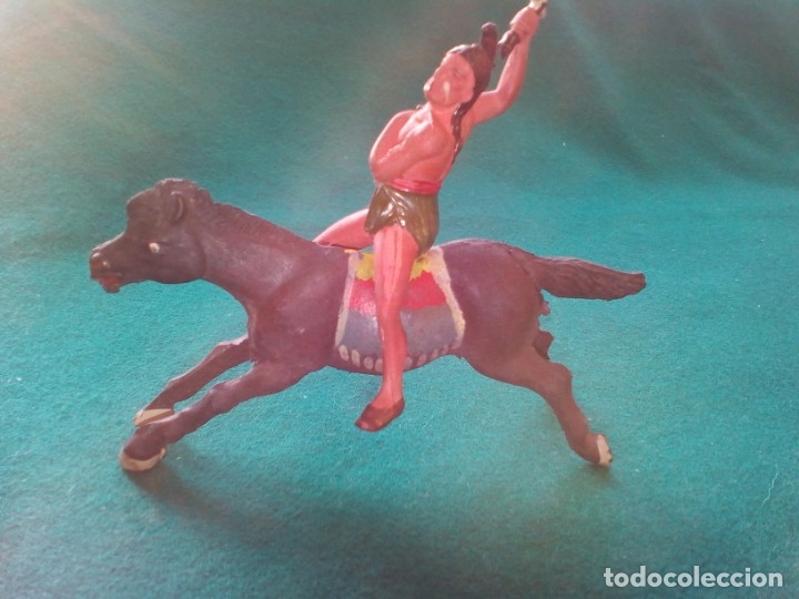 Figuras de goma y PVC: REAMSA. INDIOS A CABALLO - Foto 6