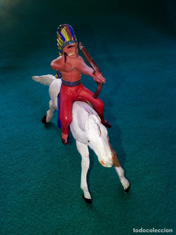 Figuras de goma y PVC: REAMSA. INDIOS A CABALLO - Foto 10