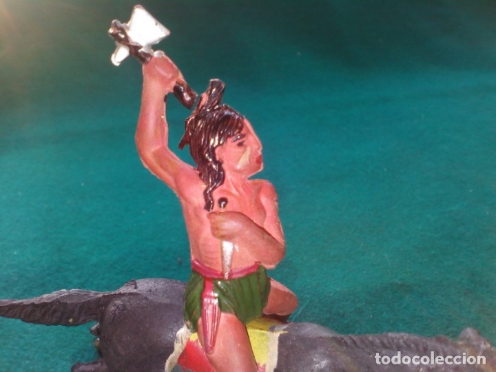 Figuras de goma y PVC: REAMSA. INDIOS A CABALLO - Foto 12