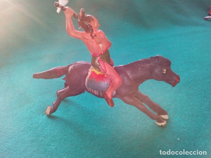 Figuras de goma y PVC: REAMSA. INDIOS A CABALLO - Foto 13
