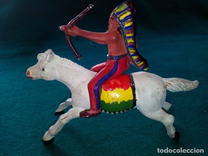 Figuras de goma y PVC: REAMSA. INDIOS A CABALLO - Foto 15