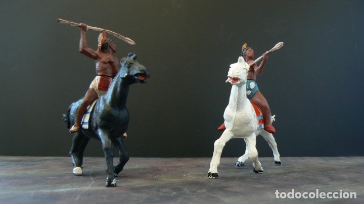 Figuras de goma y PVC: GAMA. INDIOS A CABALLO - Foto 10
