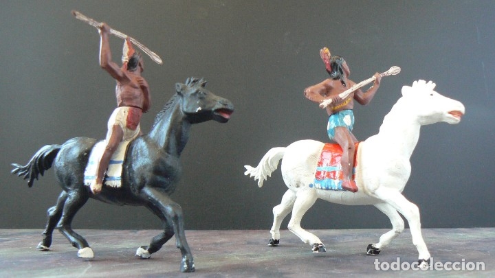 Figuras de goma y PVC: GAMA. INDIOS A CABALLO - Foto 5