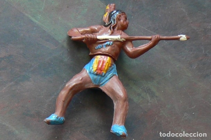 Figuras de goma y PVC: GAMA. 2 INDIOS A CABALLO - Foto 8