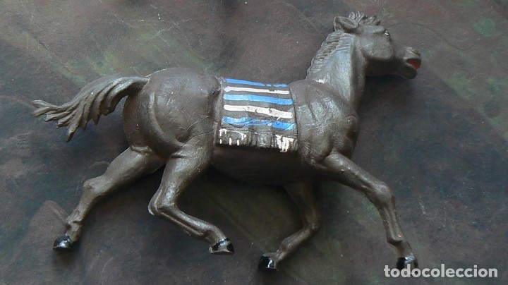Figuras de goma y PVC: GAMA. 2 INDIOS A CABALLO - Foto 13