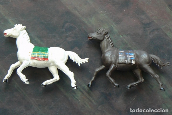 Figuras de goma y PVC: GAMA. 2 INDIOS A CABALLO - Foto 15
