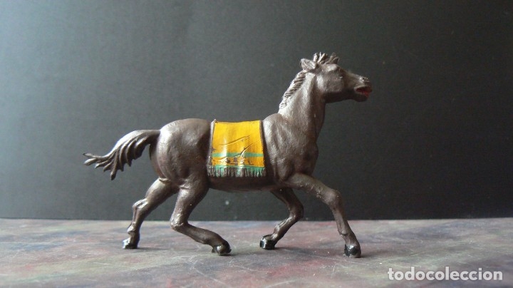 Figuras de goma y PVC: GAMA - TRES CABALLOS DE INDIOS - Foto 7