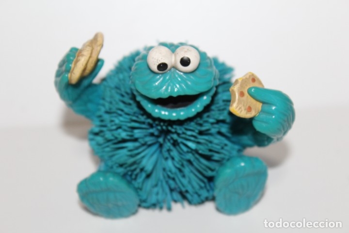 Figuras de Goma y PVC: MU&Ntilde;ECO DE GOMA MONSTRUO DE LAS GALLETAS - BARRIO SESAMO