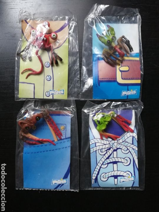 Figuras de goma y PVC: 5 Pocket Monster de Phoskitos - Precintados - a&ntilde;os 90