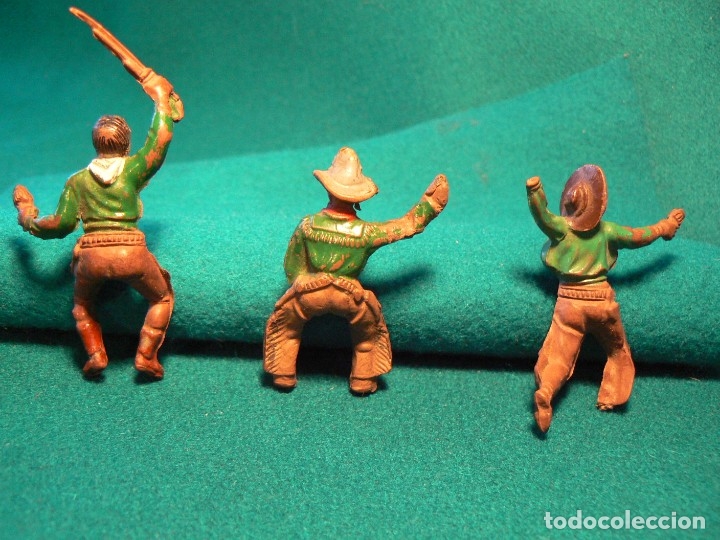 Figuras de goma y PVC: PECH - 3 VAQUEROS SERIE PEQUE&Ntilde;A - Foto 2
