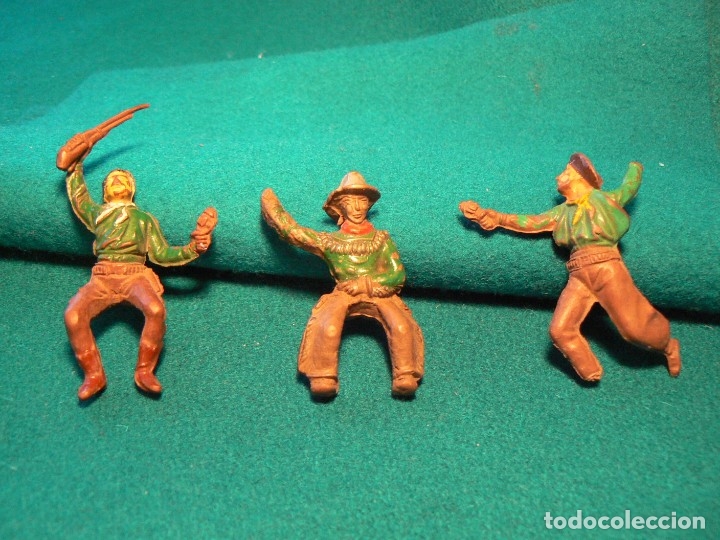 Figuras de goma y PVC: PECH - 3 VAQUEROS SERIE PEQUE&Ntilde;A - Foto 4