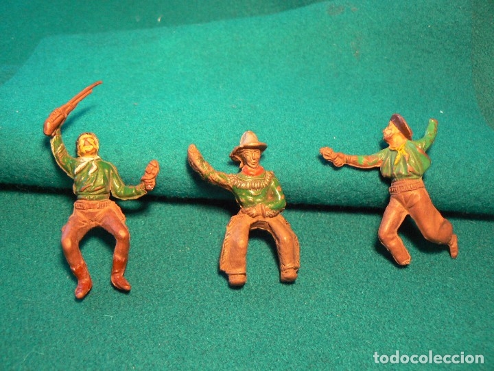 Figuras de goma y PVC: PECH - 3 VAQUEROS SERIE PEQUE&Ntilde;A - Foto 5
