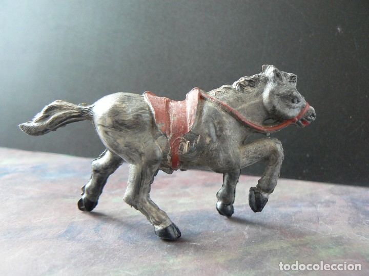 Figuras de goma y PVC: PECH - JINETE INDIO A CABALLO - Foto 14