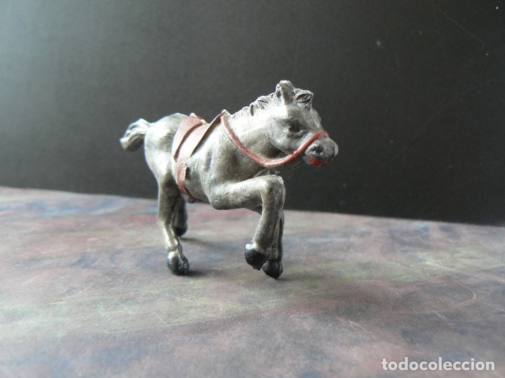 Figuras de goma y PVC: PECH - JINETE INDIO A CABALLO - Foto 16