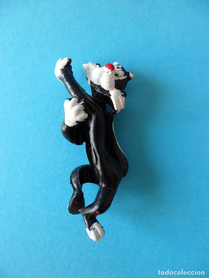 Figuras de Goma y PVC: Lapi&ntilde;ecos Danone - Capuch&oacute;n de L&aacute;piz del Gato Silvestre - Warner Bros 1994