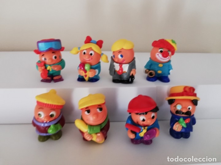 Figuras de goma Kinder: COLECCION COMPLETA KINDER, CABEZONES. - Foto 1