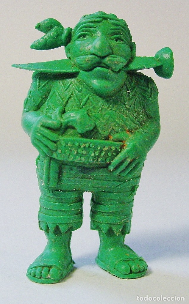 Figuras de goma y PVC: 9 FIGURITAS PIRATAS Y WARNER DE DUNKIN. - Foto 4