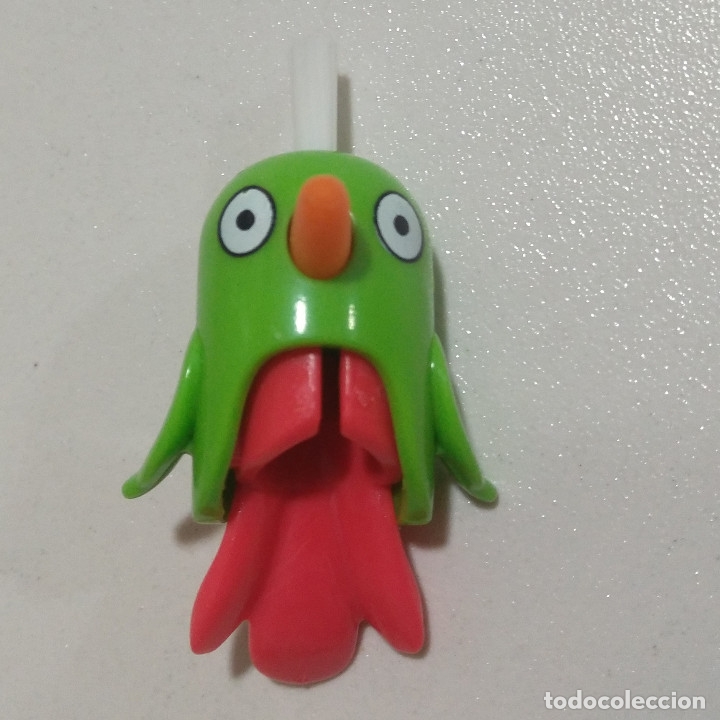 Kinder &Uuml;berraschung: figura pajaro kinder loro papagayo pincel